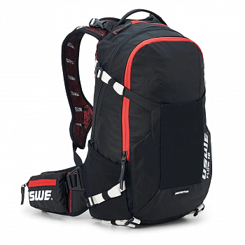Рюкзак с защитой спины USWE FLOW 16L MTB Protector Pack, Red (2162827)
