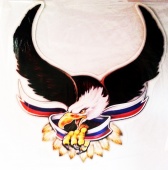 Praid наклейка "Орел №19 Россия", полноцветная, 17,5х16,5 см