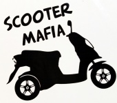 Praid наклейка "Скутер мафия" виниловая