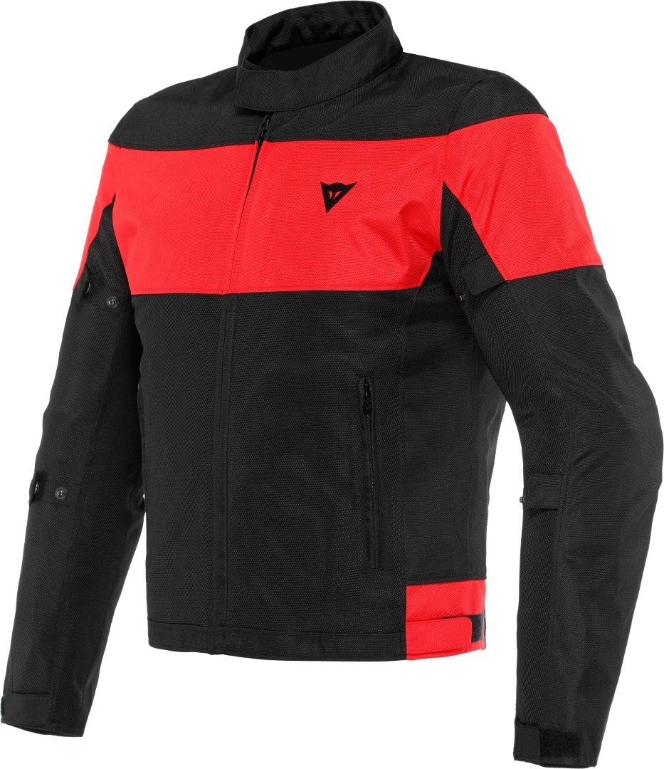 Куртка текстильная Dainese ELETTRICA AIR TEX JACKET BLACK/BLACK/LAVA-RED