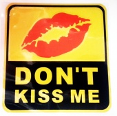 Praid наклейка "Не целуй", светоотражающая, 13х13 см