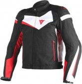 Мотокуртка Dainese Veloster Tex 858, blk/wh/red