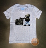 PresentPhoto футболка детская "Байкер", голубая