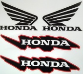 Praid Комплект виниловых наклеек "Хонда 02"
