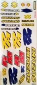 Praid комплект мото наклеек "SUZUKI RM" виниловая, размер 33*70 см