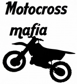 Praid наклейка "Мотокросс мафия" виниловая