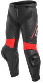 Мотоштаны Dainese Delta 3 P75, blk/blk/fluo-red