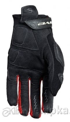 Мотоперчатки Five Enduro quad summer, черно-красн