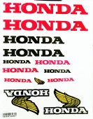 Praid комплект мото наклеек "HONDA" виниловая, размер 25*35 см