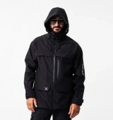 Куртка влагозащитная Versta (штормовка) PL мужская, графитно-черная