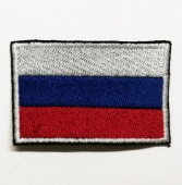 Нашивка Флаг России, 6*4 см.