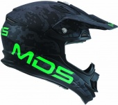Мотошлем MDS OnOff multi - camopix, matt blk/grey/green
