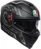  AGV K-5 s Tornado, matt black/silver