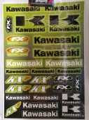 Praid Комплект виниловых наклеек "Kawasaki FX", 25*35 см