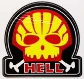 Praid наклейка "Hell" виниловая