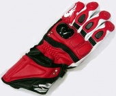 Мотоперчатки - Madif G4927, черно-красно-белые
