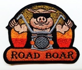 Нашивка Road boar, 10*8 см. 