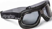 Кроссовые очки Ariete Black Leather, R