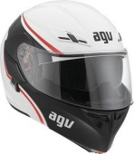  AGV Compact E2205 multi course, white/red