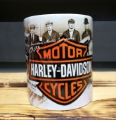 Кружка PresentPhoto Harley-Davidson Motocycles, белая