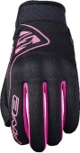 Мотоперчатки Five Globe женск., black/fluo pink