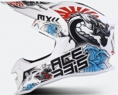 Мотошлем Acerbis Profile 4, white/blue/red