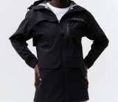 Куртка влагозащитная Versta (штормовка) PL женская, графитно-черная