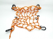 Багажная сетка Rexwear пластиковые крючки 40*40см, оранжевая