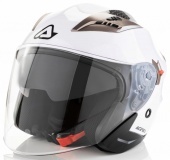 Мотошлем Acerbis Jet Firstway, white glossy