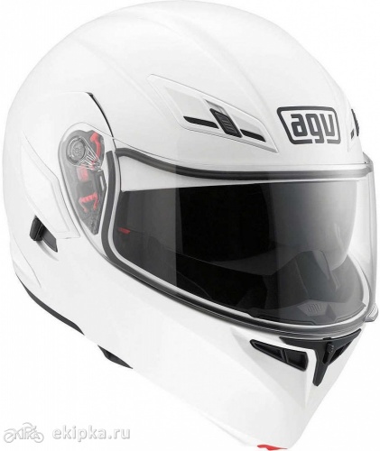 Мотошлем AGV Compact ST E2205, solid plk white