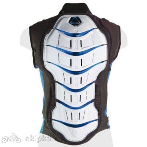 Защита спины Tryonic Vest Feel 3.7, white-blue