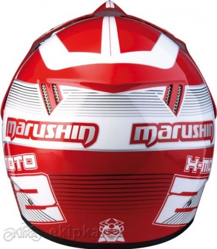 Шлем Marushin X-Moto 2 futatsu, red