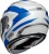 Shoei Мотошлем GT-Air Swayer, бело-синий