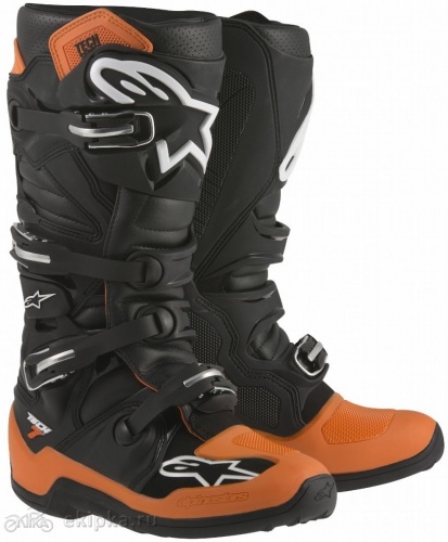 Alpinestars Ботинки Tech 7 Enduro, черно-оранжевые
